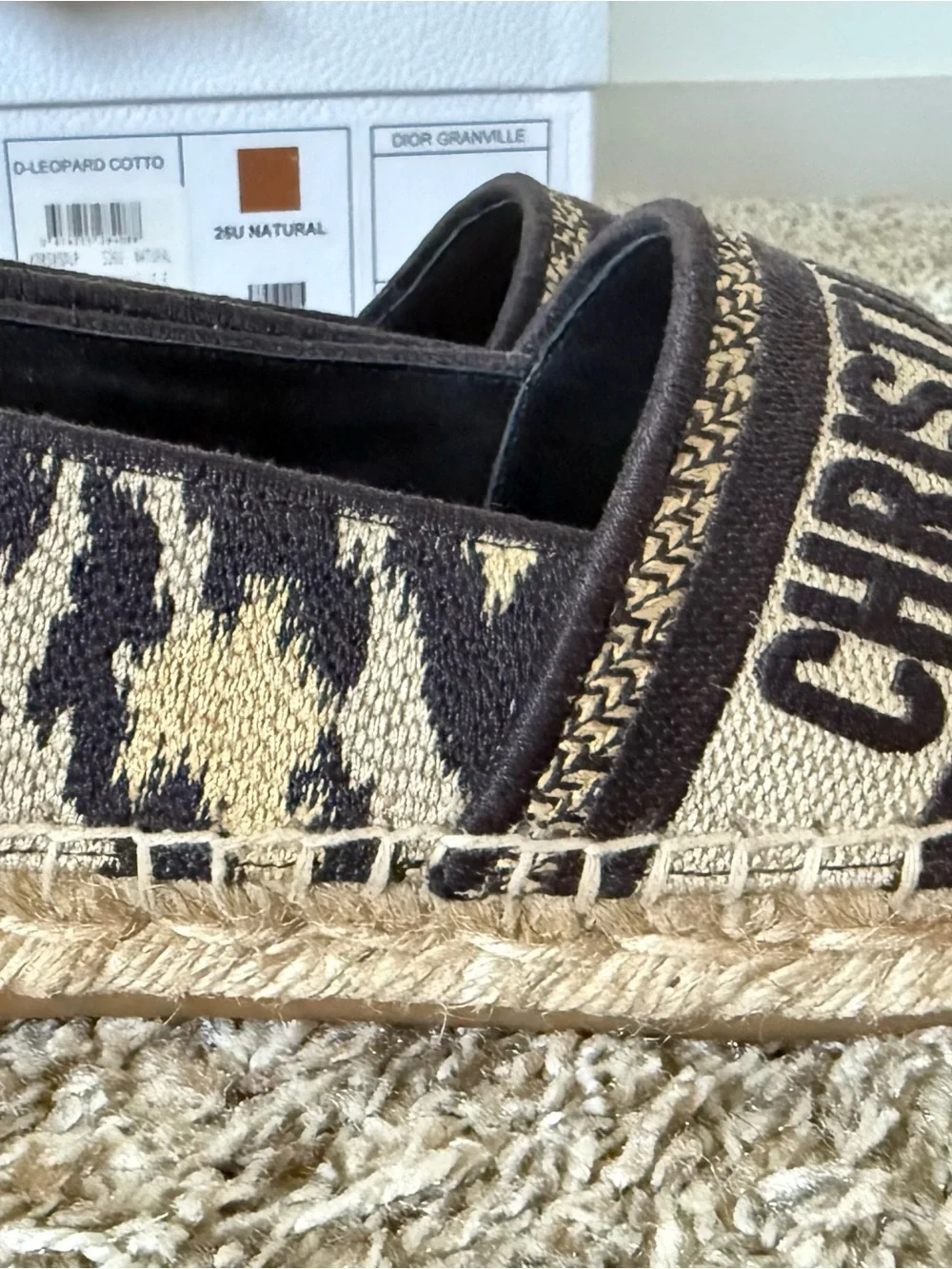 Dior espadrilles bold